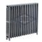 Cast Iron Radiator, Size: 4-7/16" Width x 25" Height x 28" Length - 16 Sections, 4 Tubes, Water/Steam - Oswald Supply