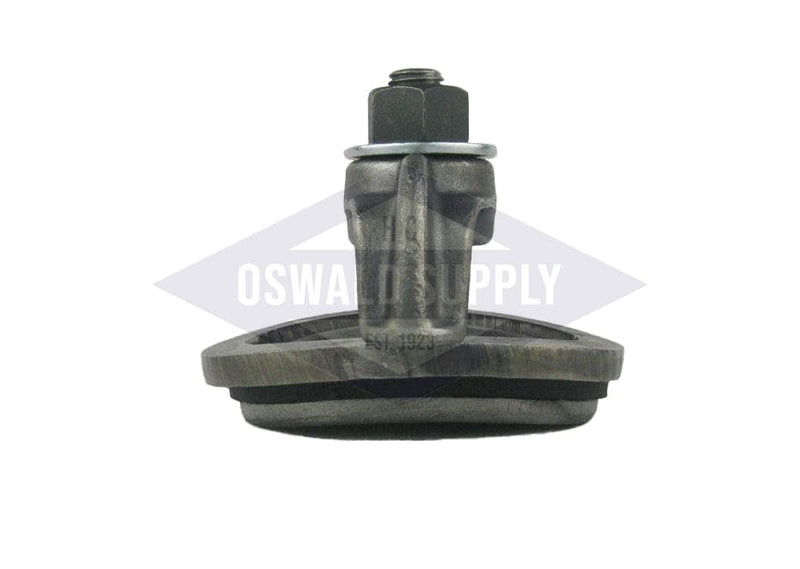 (PHH148CPP) 3 X 4, Forged Steel, Integral Bolt, Elliptical, Curved 48R. Handhole Assembly, with Patch Plate - Oswald Supply