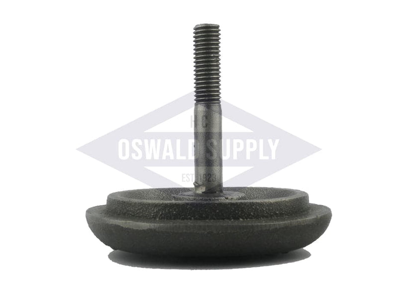 (PHHOS4013) O&S Powermaster Boiler Handhole Plate Only. 3-3/8 X 4-3/8, Obround, Cast Iron, Curved, Solid Bolt, "321004013" - Oswald Supply