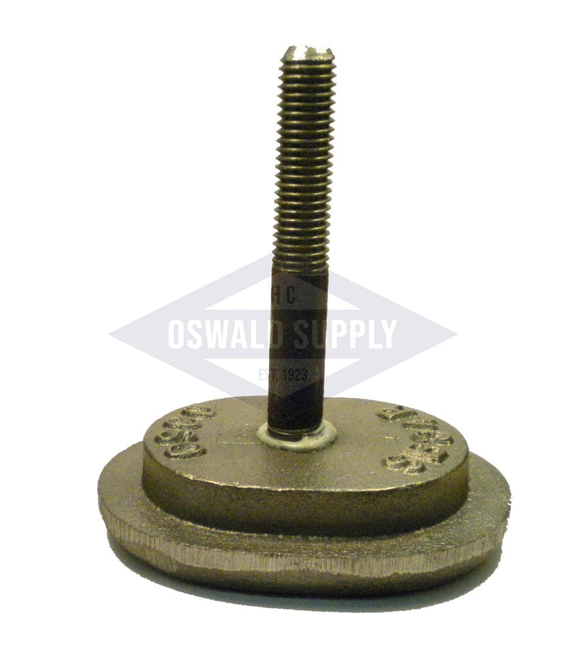 OUT OF STOCK, See Replacement Part PHH7002, (PHHSB34R) 3 X 4, Obround, Cast Iron, Solid Bolt, Flat, "SB34R". Handhole Plate Only Only. - Oswald Supply