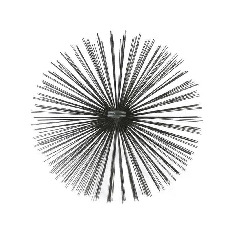 Chimney Brush with Loop, Round, 6" Diameter, Steel - Oswald Supply