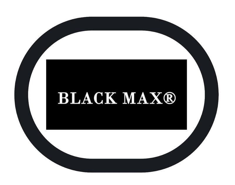 3" x 4" x 1/2" Obround Black Max Handhole Gasket - 6 Pack