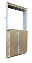Trash Chute Discharge Door - Square - Gravity Rolling - Midland Style, HF8XXSG
