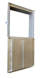 Trash Chute Discharge Door - Square - Midland Style Side  View