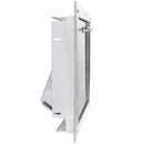 "M" Midland Style Stainless Steel Trash Chute Door - Bottom Hinged - T Handle - Rubbish - Standard Trim