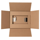 "R" Replacement Stainless Steel Trash Chute Door - Bottom Hinged - L Handle - Rubbish