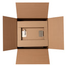 "R" Replacement Stainless Steel Trash Chute Door - Bottom Hinged - L Handle - Rubbish