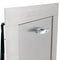 "R" Replacement Stainless Steel Trash Chute Door - Bottom Hinged - T Handle - Rubbish
