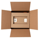 Universal Stainless Steel Trash Chute Door - Bottom Hinged - L Handle - Rubbish - Standard Trim