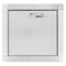 Wilkinson Style Stainless Steel Trash Chute Door - Bottom Hinged - L Handle - Rubbish - Standard Trim