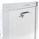 "W" Wilkinson Style Stainless Steel Trash Chute Door - Bottom Hinged - Thumb Latch - Rubbish - Standard Trim