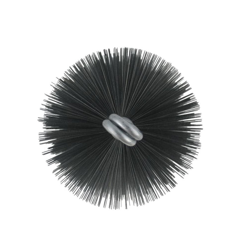 1-1/4" Round Wire Brush Head for 1-1/2" OD Boiler Tube - Oswald Supply