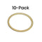 10-Pack - 3/4" Brass Gauge Glass Washer - Oswald Supply