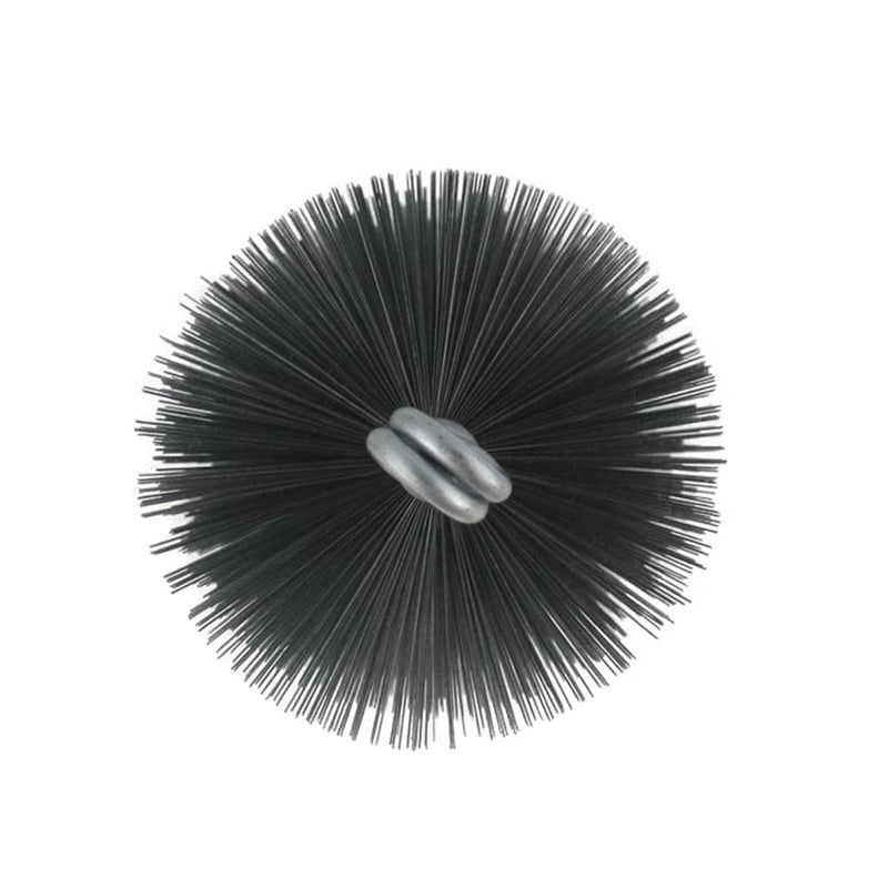 2-3/4" Round Wire Brush Head for 3" OD Boiler Tube - Oswald Supply