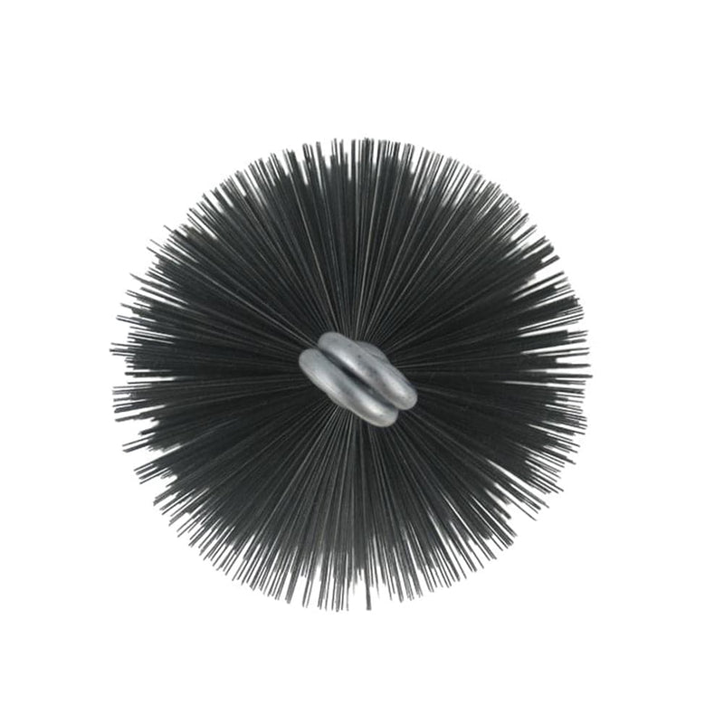 3-1/4" Round Wire Brush Head for 3-1/2" OD Boiler Tube - Oswald Supply