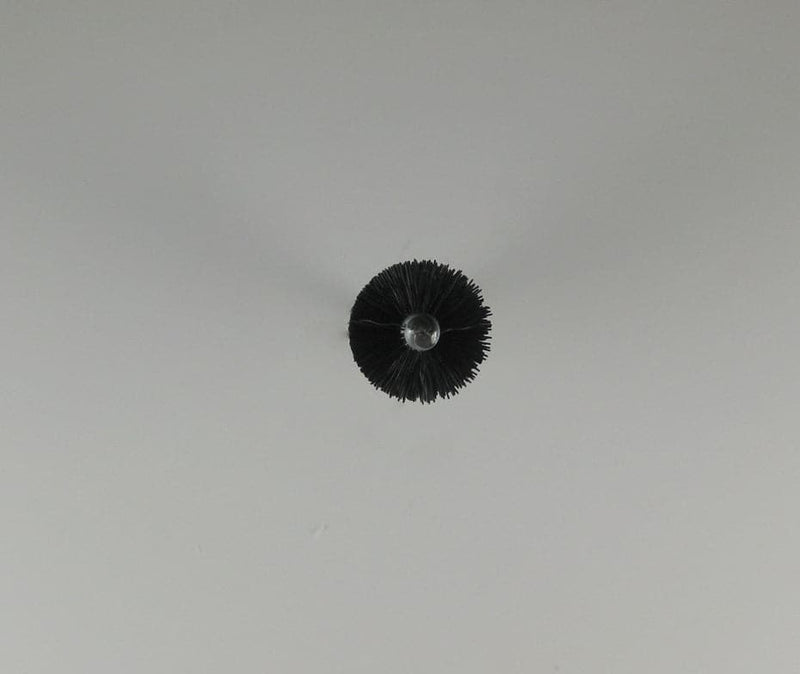 3/4" Round, Nylon Boiler Brush Head w/ Handle - MB01470 - Oswald Supply