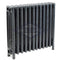 Cast Iron Radiator, Size: 4-7/16" Width x 19" Height x 21" Length - 12 Sections, 4 Tubes, Water/Steam 