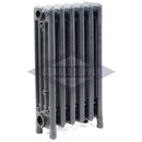 Cast Iron Radiator, Size: 4-7/16" Width x 19" Height x 10 1/2" Length - 6 Sections, 4 Tubes, Water/Steam 