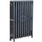 Cast Iron Radiator, Size: 4-7/16" Width x 25" Height x 17 1/2" Length - 10 Sections, 4 Tubes, Water/Steam - Oswald Supply