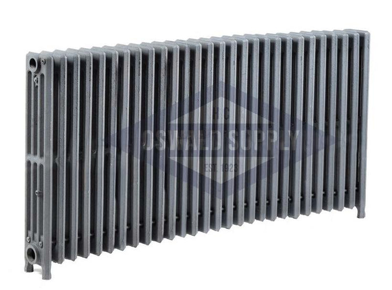 Cast Iron Radiator, Size: 4-7/16" Width x 25" Height x 49" Length - 28 Sections, 4 Tubes, Water/Steam - Oswald Supply