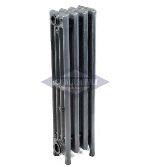 Cast Iron Radiator, Size: 4-7/16" Width x 25" Height x 7" Length - 4 Sections, 4 Tubes, Water/Steam - Oswald Supply