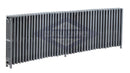 Cast Iron Radiator, Size: 4-7/16" Width x 25" Height x 73 1/2" Length - 42 Sections, 4 Tubes, Water/Steam, Custom Build (Non-Returnable) - Oswald Supply