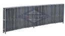 Cast Iron Radiator, Size: 4-7/16" Width x 25" Height x 77" Length - 44 Sections, 4 Tubes, Water/Steam, Custom Build (Non-Returnable) - Oswald Supply
