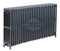 Cast Iron Radiator, Size: 6-5/16" Width x 25" Height x 45 1/2" Length - 26 Sections, 6 Tubes, Water/Steam - Oswald Supply
