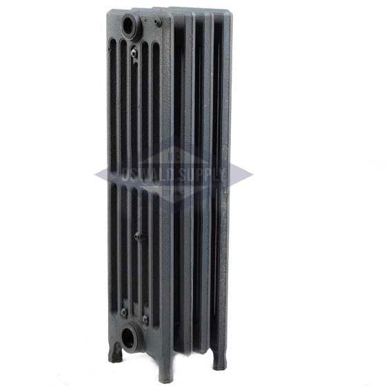 Cast Iron Radiator, Size: 6-5/16" Width x 25" Height x 7" Length - 4 Sections, 6 Tubes, Water/Steam - Oswald Supply
