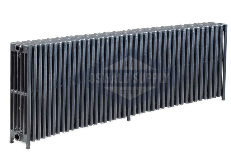 Cast Iron Radiator, Size: 6-5/16" Width x 25" Height x 73 1/2" Length - 42 Sections, 6 Tubes, Water/Steam, Custom Build (Non-Returnable) - Oswald Supply