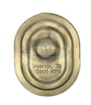 3 X 4, Forged Steel, Obround, Flat. Handhole Plate Only