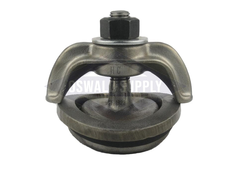 (PHH130CPP) 3 X 4, Forged Steel, Integral Bolt, Elliptical, Curved 30R. Handhole Assembly, with Patch Plate - Oswald Supply