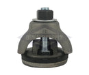 (PHH1LP) 3 X 4, Obround, Cast Iron, Loose Bolt, Flat, "7002/PHH39" Handhole Assembly, Less Ring. - Oswald Supply