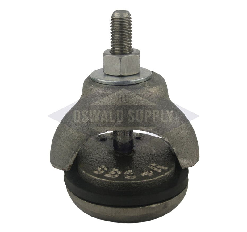 OUT TO STOCK - See Replacement Part PHH1LP - (PHH1SP) 3 X 4, Obround, Cast Iron, Solid Bolt, Flat, "SB34R". Handhole Assembly, Less Ring. - Oswald Supply