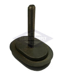 (PHH28) Kewanee Boiler Handhole Plate. 2-1/2 X 4, OB, Flat, "FT10" - Oswald Supply