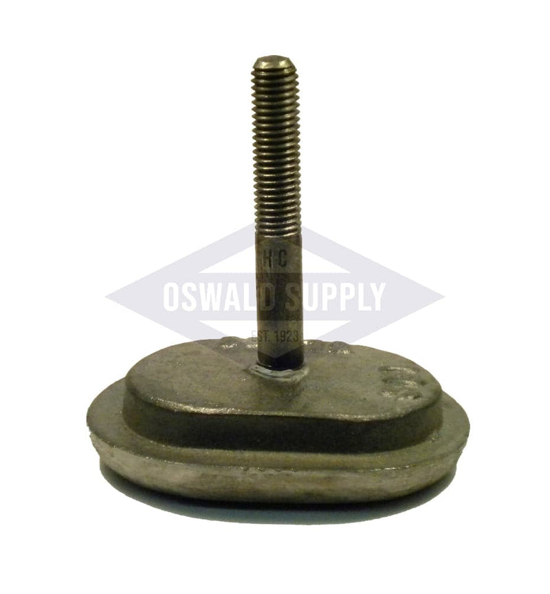 (PHH4666) Superior Boiler Handhole Plate Only. 3 X 4-1/2, Obround, Curved "66-72", Cast Iron - Oswald Supply