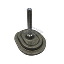 (PHH4A) Boiler Handhole Plate Only. 3-1/4" X 4-1/2" Obround, Curved, 48" Diameter, 50-100 HP (CB 104-448) - Oswald Supply