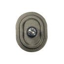 Boiler Handhole Plate Only. 3-1/4" X 4-1/2" Obround, Curved, 87" Dia. (CB 104-487) - Oswald Supply