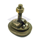 (PHH5) Columbia Handhole Plate Only. 2-3/4 X 3-1/2, Obround, Flat, Loose Bolt, "34A", Cast Iron - Oswald Supply