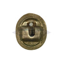 (PHH5) Columbia Handhole Plate Only. 2-3/4 X 3-1/2, Obround, Flat, Loose Bolt, "34A", Cast Iron - Oswald Supply