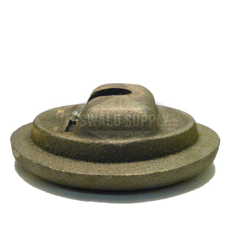 (PHH6) Columbia Handhole Plate Only. 3 X 3-3/4, Obround, Curved, Loose Bolt, "36B", Cast Iron - Oswald Supply