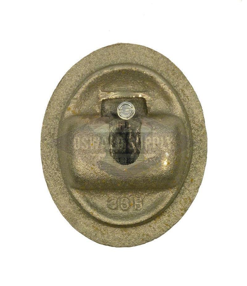 (PHH6) Columbia Handhole Plate Only. 3 X 3-3/4, Obround, Curved, Loose Bolt, "36B", Cast Iron - Oswald Supply