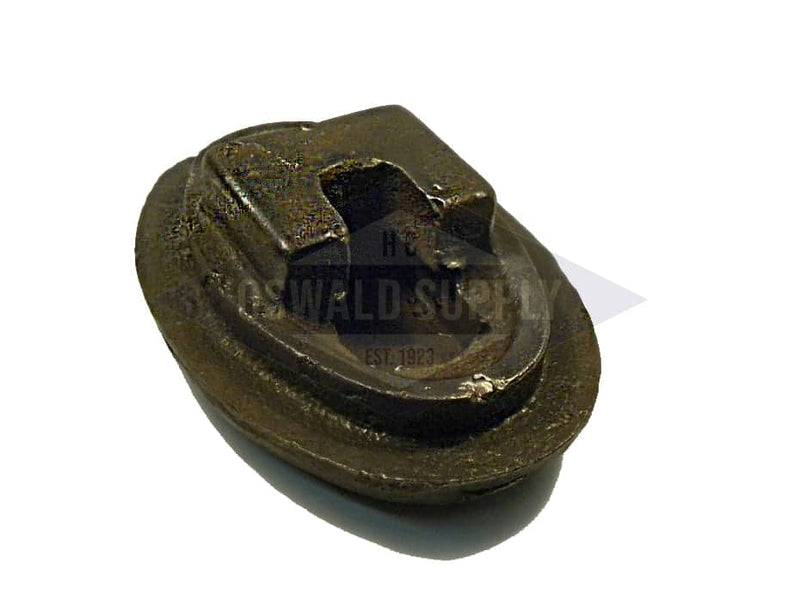 (PHHA702) 2-3/4" x 4-1/2", Cast Iron, Loose Bolt, "A702". Handhole Plate Only - Oswald Supply