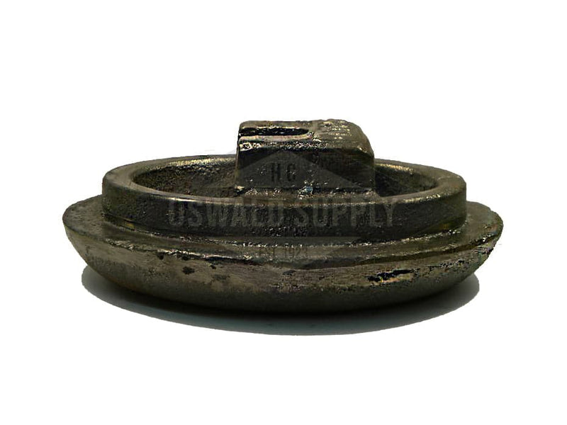 (PHHA706) 3-1/2" x 5", Elliptical, Cast Iron, Loose bolt, "A706". Handhole Plate Only - Oswald Supply