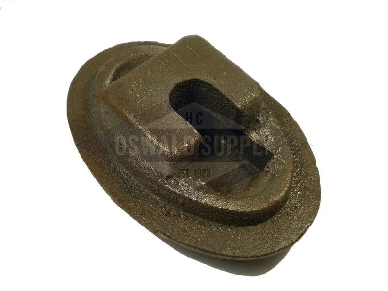 (PHHA711) 2-1/2" x 4", Elliptical, Cast Iron, Loose bolt, "A711". Handhole Plate Only - Oswald Supply