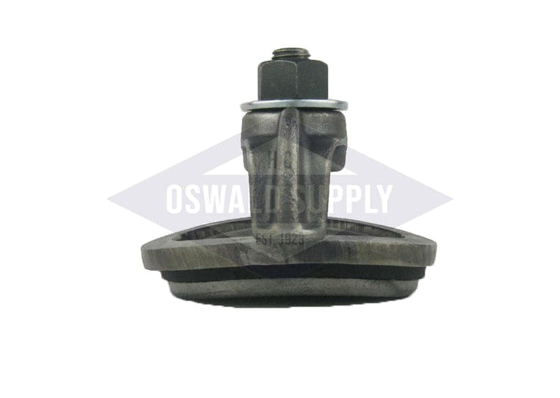 (PHH114CPP) 3 X 4, Forged Steel, Integral Bolt, Elliptical, Curved 14R. Handhole Assembly, with Patch Plate, 10-15 Horse Power - Oswald Supply