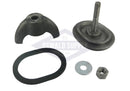 O&S Powermaster Boiler Handhole Assembly, Less Ring. 3-3/8 X 4-3/8, Obround,  Cast Iron, Curved, Solid Bolt, "321004013"