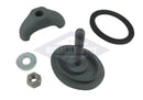 O&S Powermaster Boiler Handhole Assembly, Less Ring. 2-3/4 X 3-3/4, Elliptical, Cast Iron, Curved, Solid Bolt, "321004021"