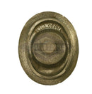 (PHHPM202A) O&S Powermaster Boiler Handhole Plate Only. 3-1/2 X 4-1/2, Elliptical, Cast Iron, Curved, Solid Bolt, "SGE5300202A" - Oswald Supply