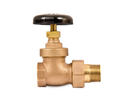 1" Steam Radiator Straight Valve (FIP x Male Union)
